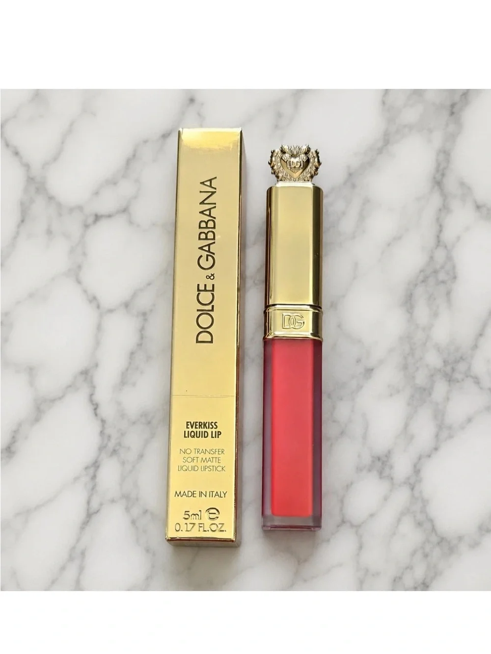 Dolce & Gabbana DEVOTION 405 Everkiss Liquid Lip Soft Matte .17oz Full Size NIB!